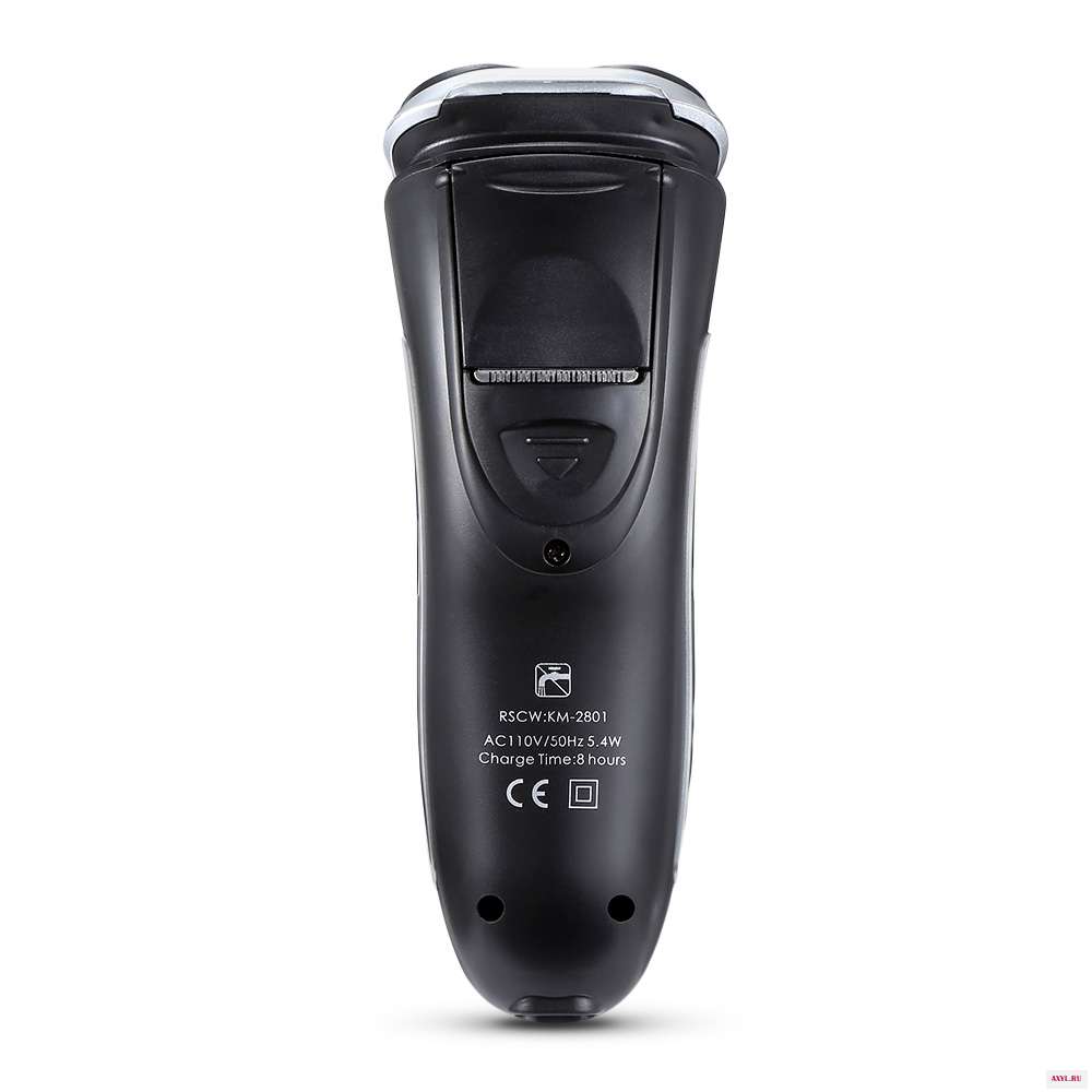Kemei KM 2801 Мужская перезаряжаемая Тройная плавающая электрическая бритва для ухода за лицом триммер бороды