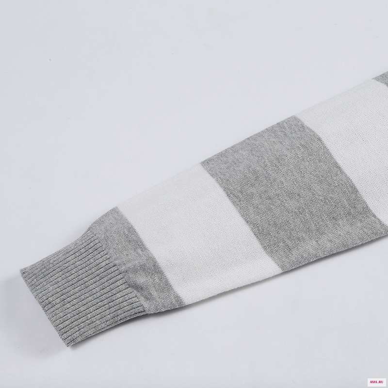 Мужской трикотажный пуловер в полоску с круглым вырезом 100% хлопок|men knitted sweater|sweater for menbrand pullover men |