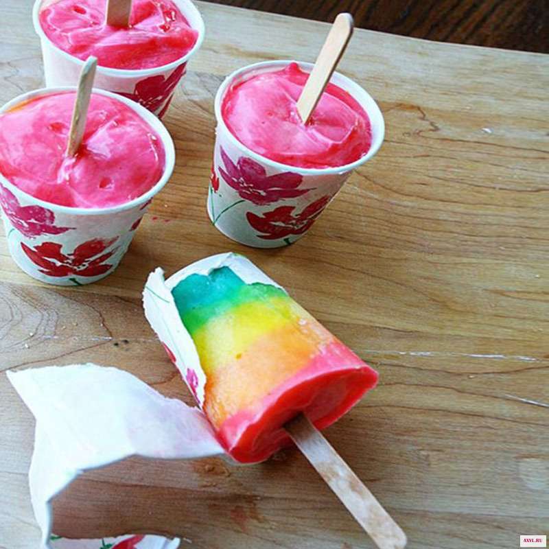 Novel 200pcs Wooden Ice Cream Sticks Treat Freezer Pop for Bars 65/93/114/140/150mm Shippi - Цена: 