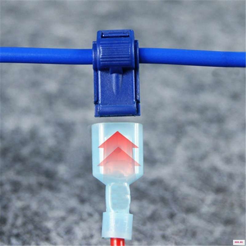 500 наборов быстрый Электрический кабель соединители оснастки фиксатор соединения провода терминал