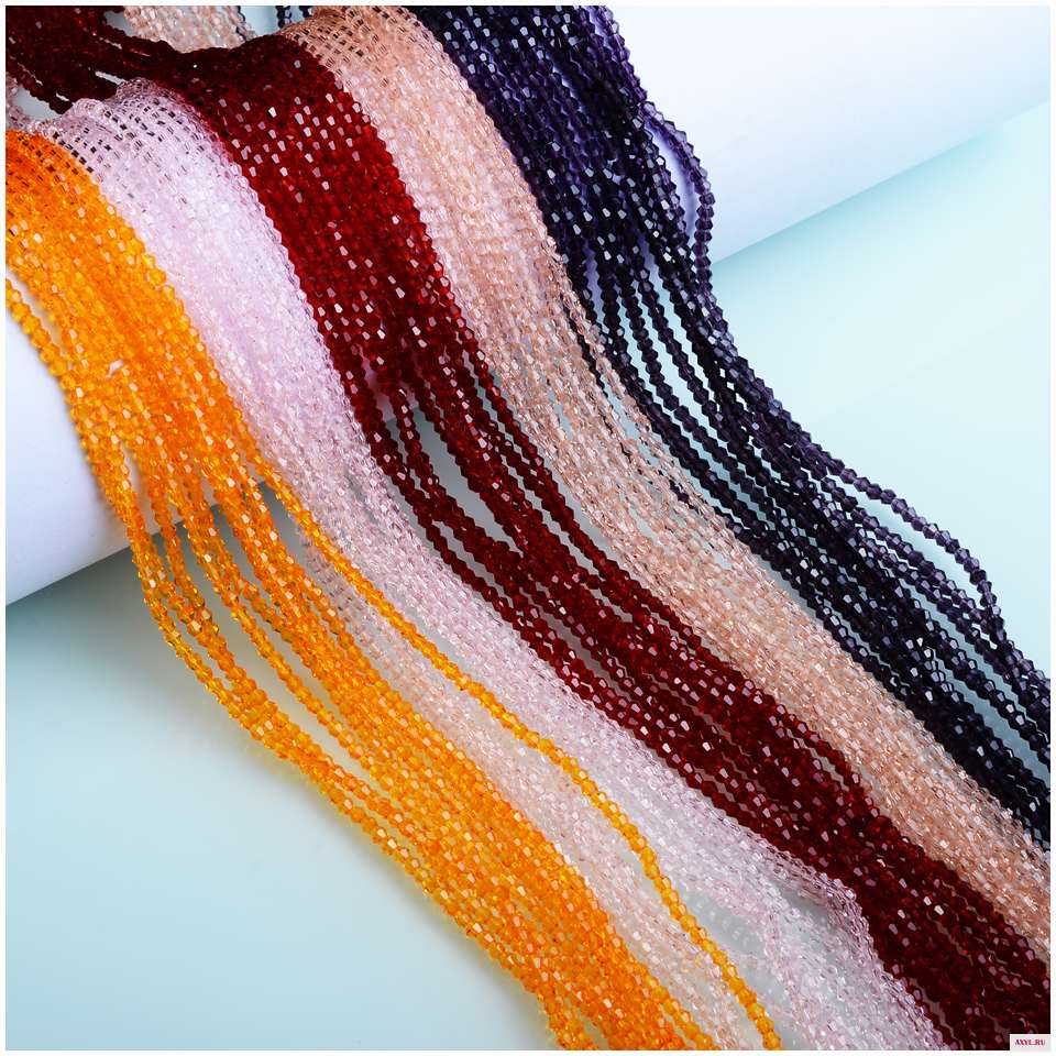 Горячая Распродажа 2 мм биконовые бусины маленькие хрустальные стеклянные бусины|Бусины| |