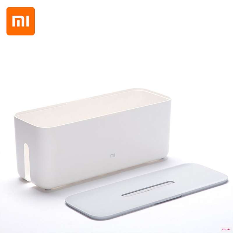 Xiaomi кабель питания коробка для хранения зарядное устройство гнездо Кабель коллектор ABS Съемный чехол