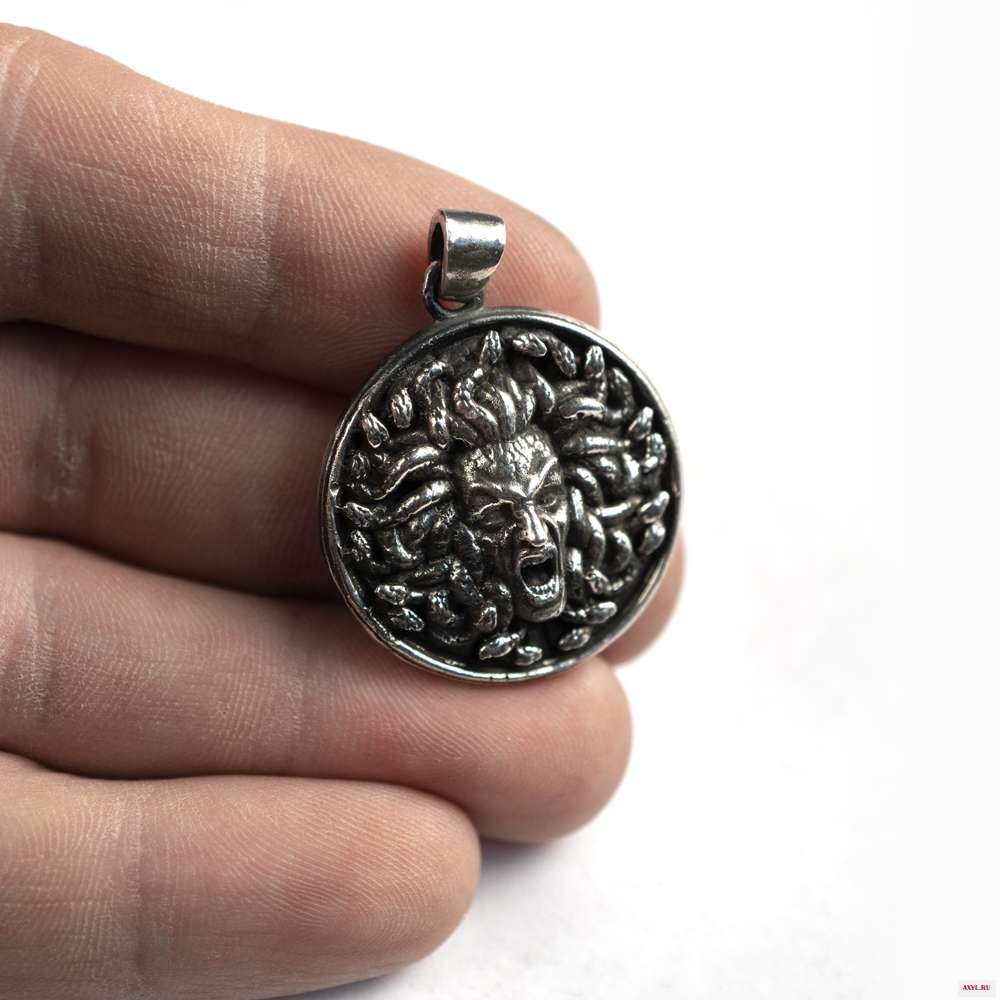 EYHIMD змеиные волосы Banshee Medusa Подвеска из нержавеющей стали готический панк горгон древние греческие мифы