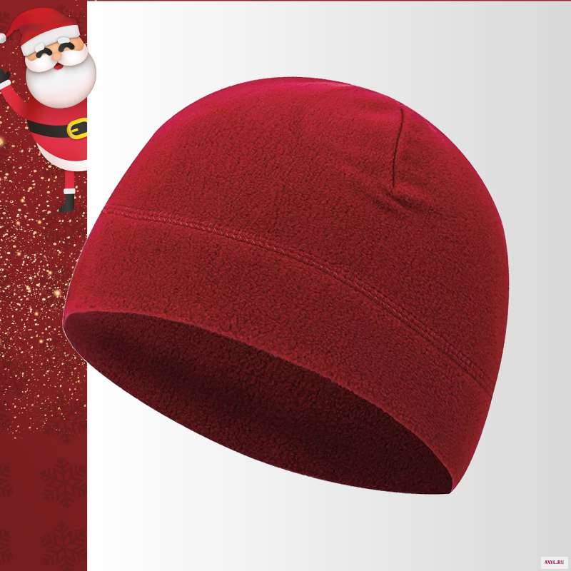 men's winter fishing hats for men warm fleece hunting military outdoor bicycle motorcycle cycling red christmas - Цена: 