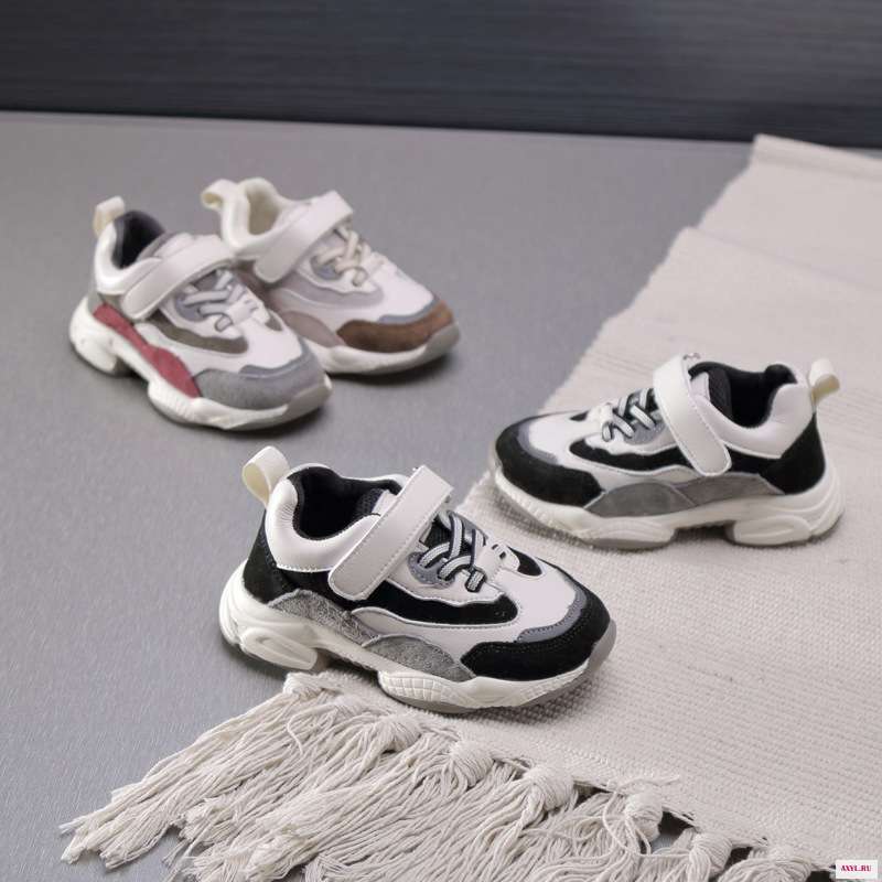 High Quality Boys Shoes Hook Loop Toddler Reflective Kids Sneakers Breathable Mesh Children Baby Trainers | Мать и - Цена: 