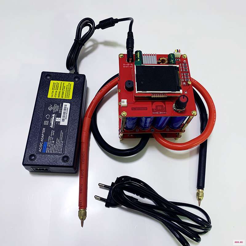5 4 V 400F Портативный оборудование для точечной сварки DIY конденсатор с алюминиевой крышкой точечная