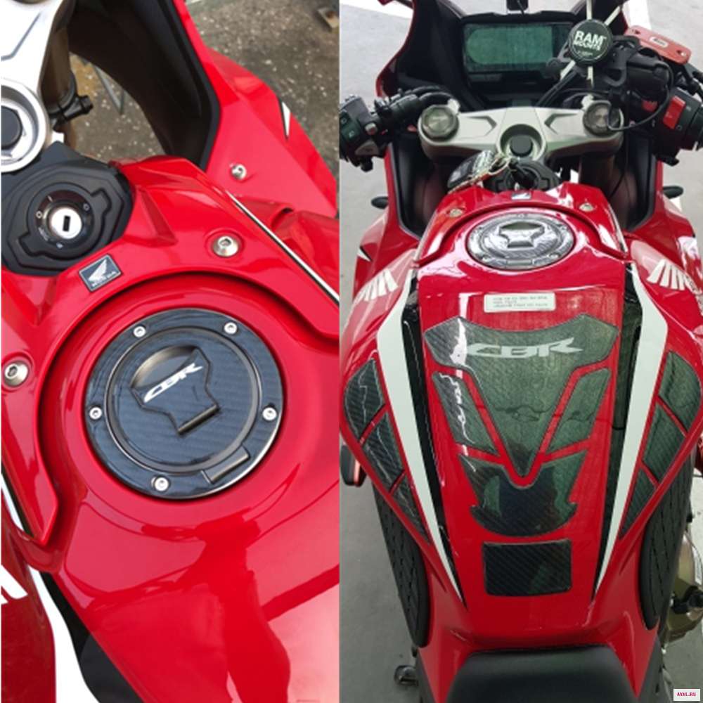Аппликация для мотоцикла Honda CBR cbr CB наклейка высокого качества 3D каучуковая черная углеродная пайка коврик