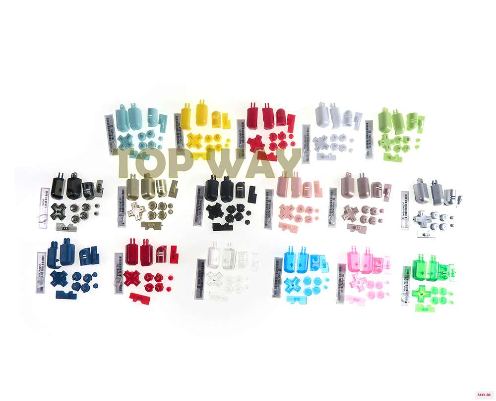 1 Набор сменных кнопок ABXY L R D Pad Cross Button полный набор для navd DS Lite консоль NDSL Buttons Kit|Запасные части| |