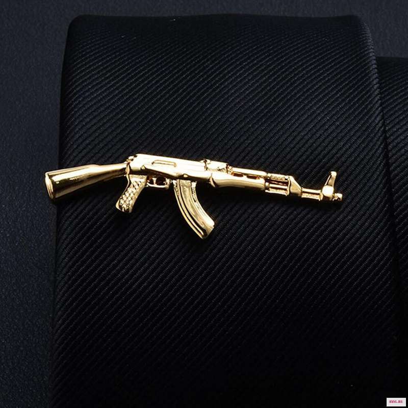 Новый зажим для галстука мужчин модный стиль ножницы очков золотой тон практичный аксессуары мужские