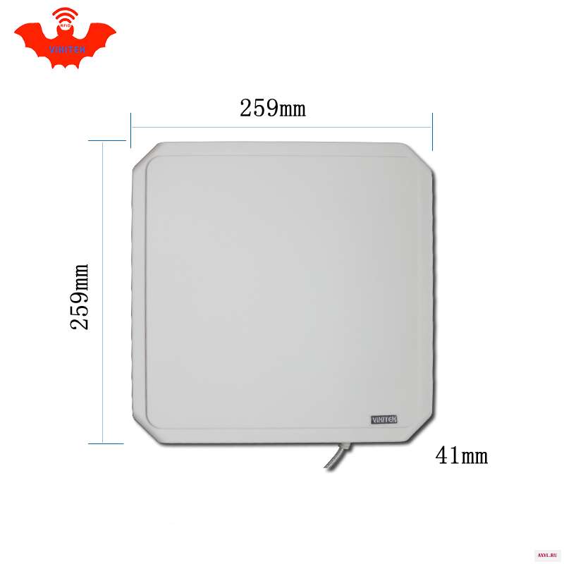 UHF RFID антенна Vikitek VA094 высокая производительность 915 МГц Дальний диапазон панельная 9 дбск 902 928 использоваться