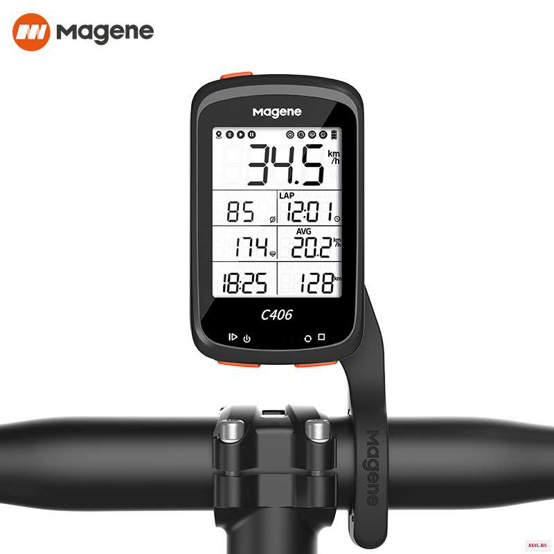 Велосипедный компьютер Magene C406 водонепроницаемый GPS беспроводной смарт спидометр одометр для горных