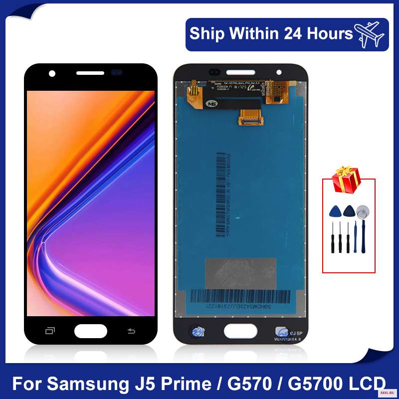 5 0 ''Оригинальный Для SAMSUNG Galaxy J5 Prime ЖК дисплей G5700 G570 G570F сенсорный экран дигитайзер для SM запасные