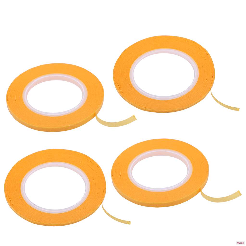 2 & 3 &4 &6mm Yellow Painting Model Mask Tape Model Airbrushing Decoration