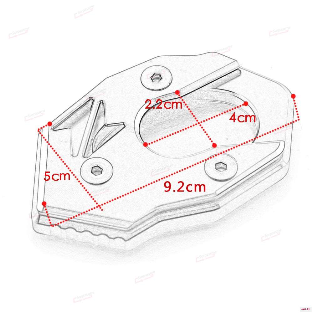 Аксессуары для Kawasaki Z650 Z800 Z900 Z1000 Z1000SX подставка мотоцикла CNC с откидной ножкой удлинитель|Стойки| |