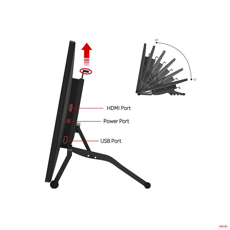 Графический планшет GAOMON PD2200 21 5 дюйма Full HD 92% NTSC 8192 уровня нажатия|Цифровые планшеты| |