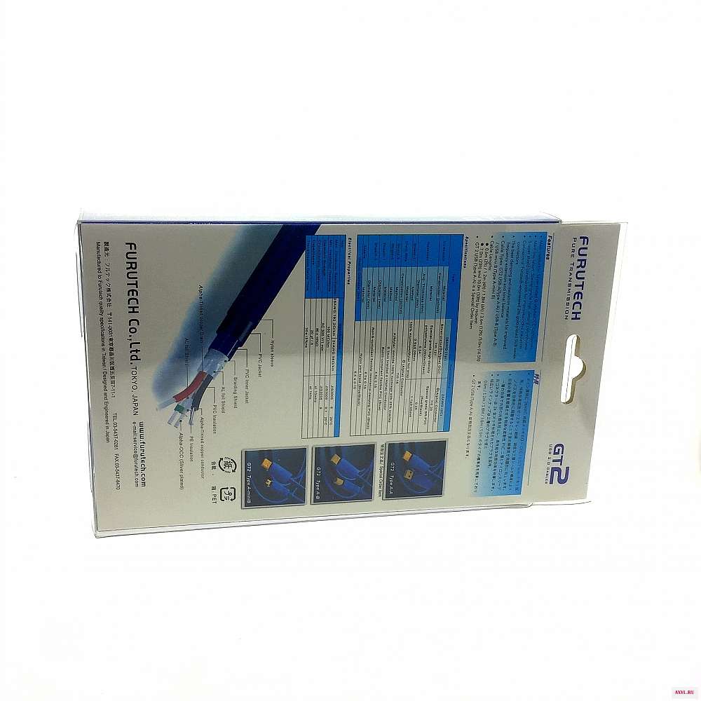 Hi end Furutech GT2 USB от A до B посеребренный OCC медный аудио цифровой кабель|Кабели USB| |