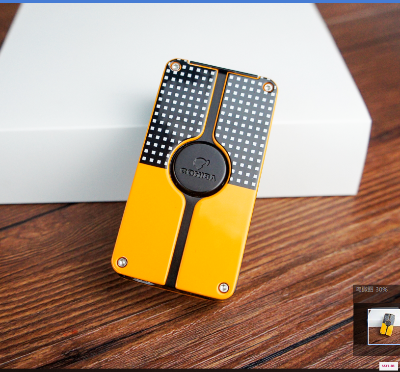 COHIBA зажигалка для сигар резак ветрозащитный фонарь 3 Jet Flame аксессуары набор бутан газ металл с дырокол