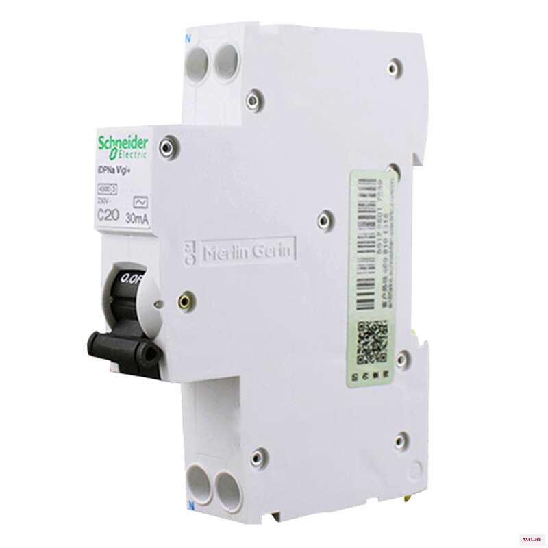 Schneider Electric IDPNa Vigi + 30 мА 18 мм 1P N 2P 10A 16A 20A 32A выключатель цепи утечки защитный переключатель одноступенчатый
