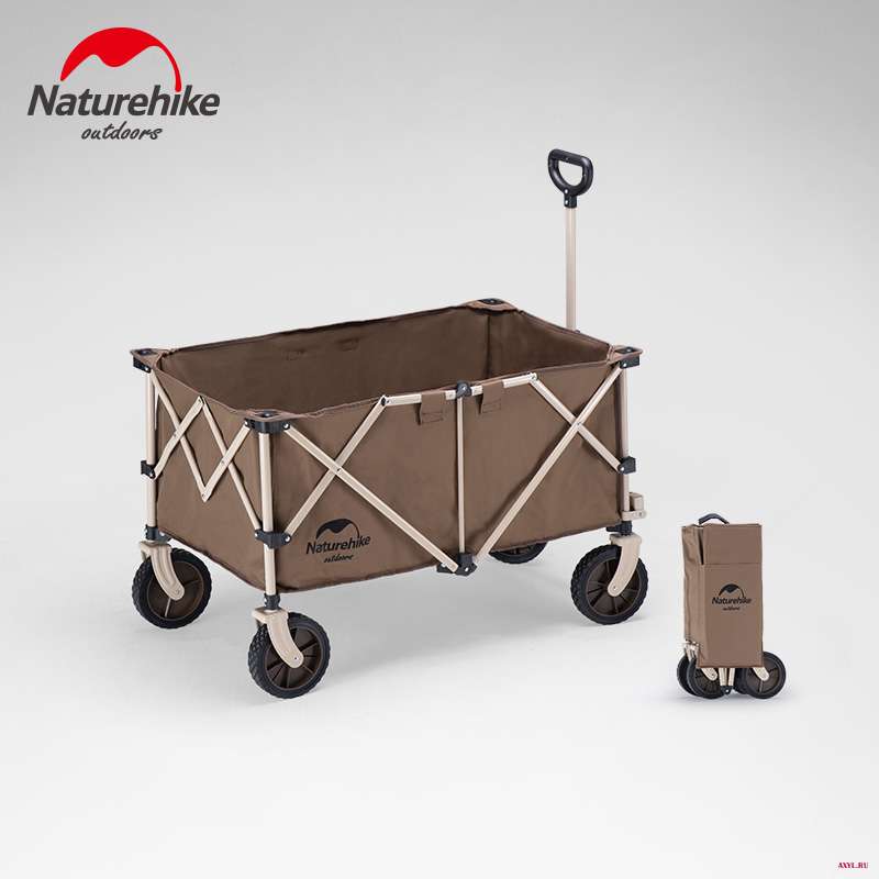 Новинка 2020 четырехсторонняя складная тележка Naturehike туристическая портативная для самостоятельного
