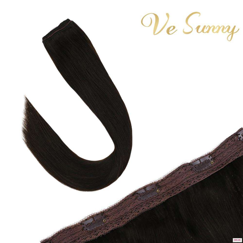 Накладные волосы VeSunny на клипсе 100% натуральные для наращивания - Цена: 