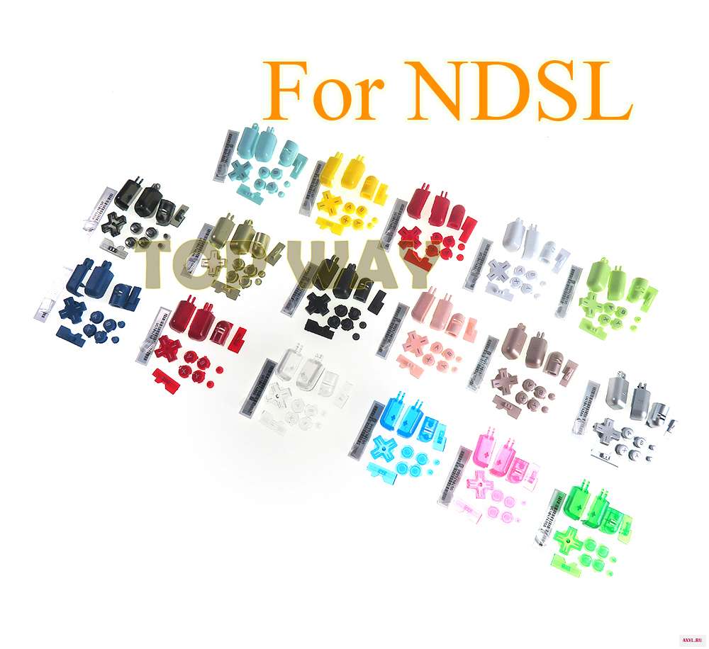 1 Набор сменных кнопок ABXY L R D Pad Cross Button полный набор для navd DS Lite консоль NDSL Buttons Kit|Запасные части| |