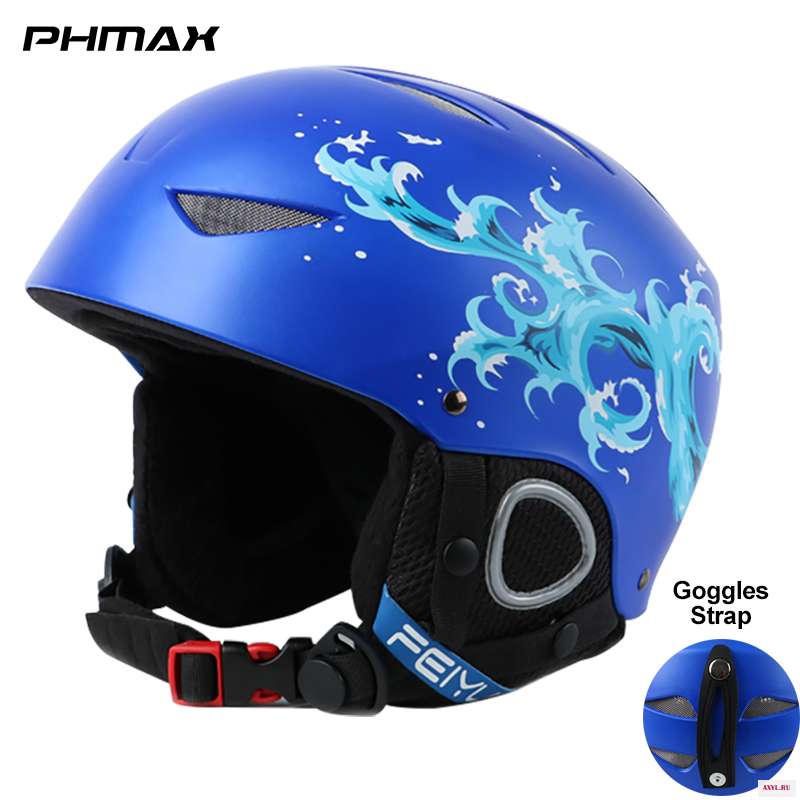 Детский лыжный шлем PHMAX зимние теплые шлемы для сноуборда - Цена: 2 452,03 руб.