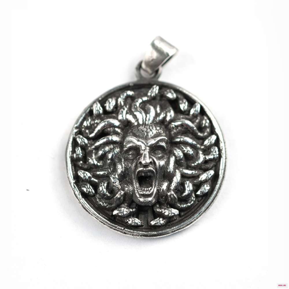 EYHIMD змеиные волосы Banshee Medusa Подвеска из нержавеющей стали готический панк горгон древние греческие мифы