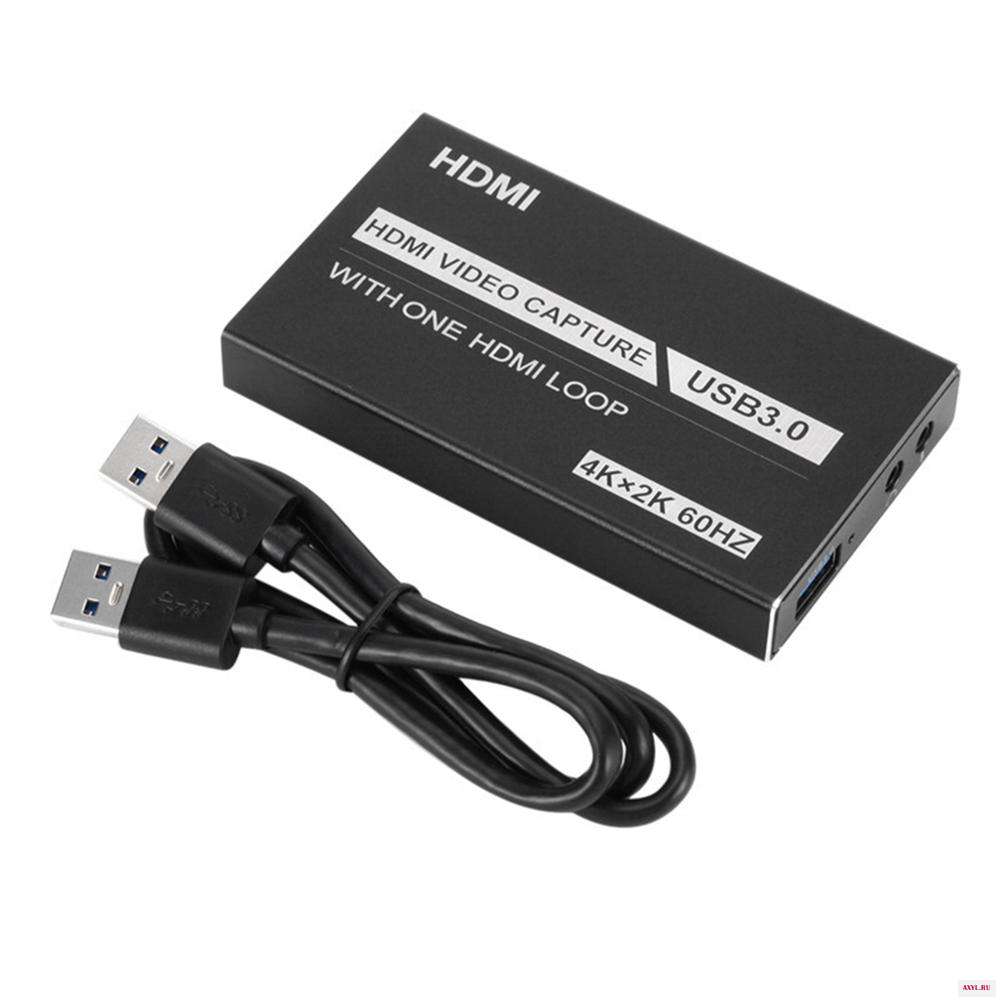 Новый 4K HDMI игра Карта видеозахвата USB3.0 1080P Grabber ключ hdmi карта захвата для OBS в прямом эфире|Карты видео- и