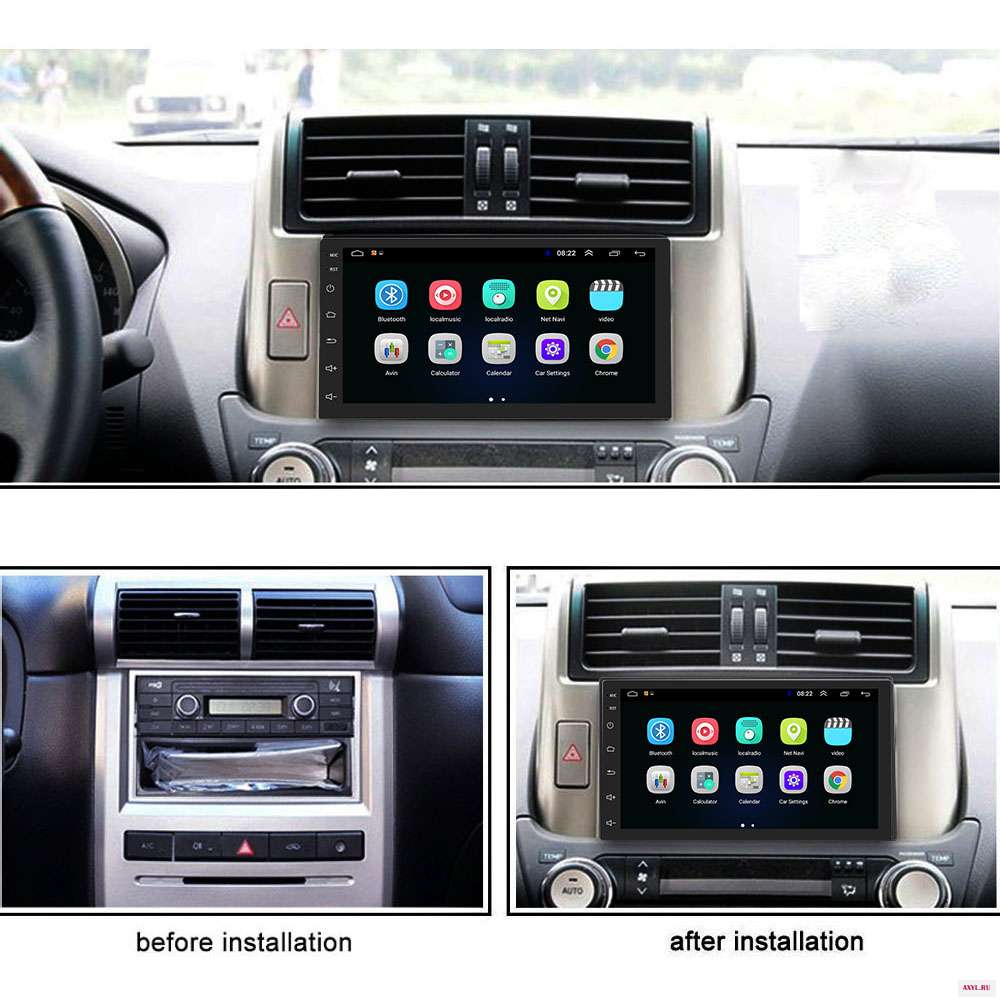 Podofo 2Din Android 8 1 автомобильный мультимедийный плеер Авто Радио 2 din GPS WI FI для VW Ford Toyota Nissan Шкода Лада Hyundai Kia