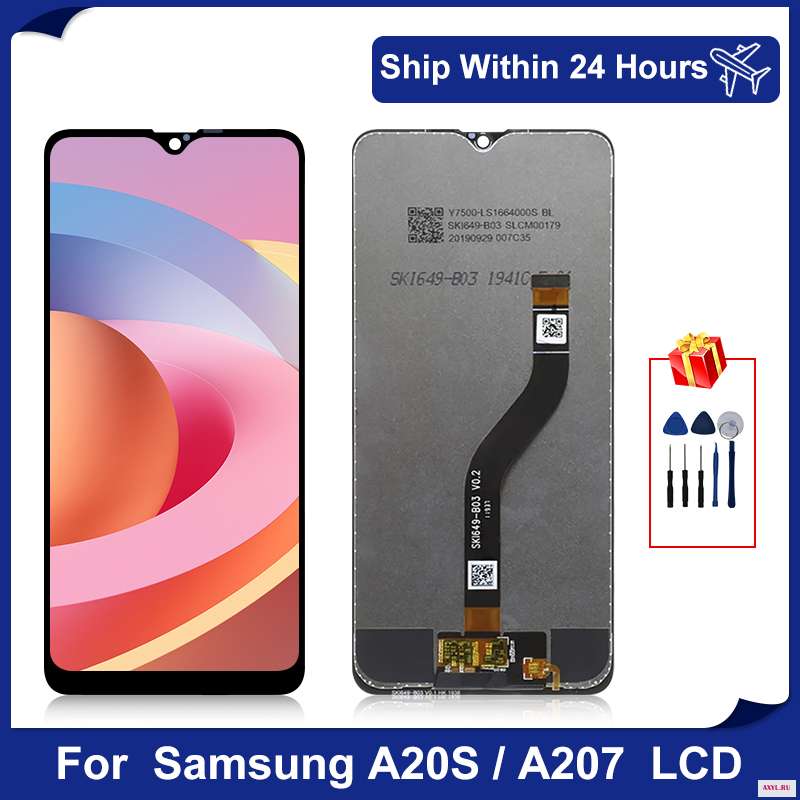 ЖК дисплей 6 5 дюйма для Samsung Galaxy A20s A207F A207 с сенсорным экраном дигитайзер A207F/DS запасные части|Экраны мобильных