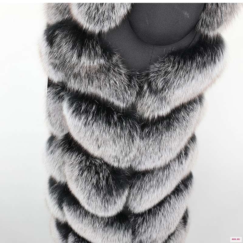 2020Fur пальто натуральная зимняя кожаная куртка женская натуральный Лисий Мех Кожа трава длинный рукав Жилет