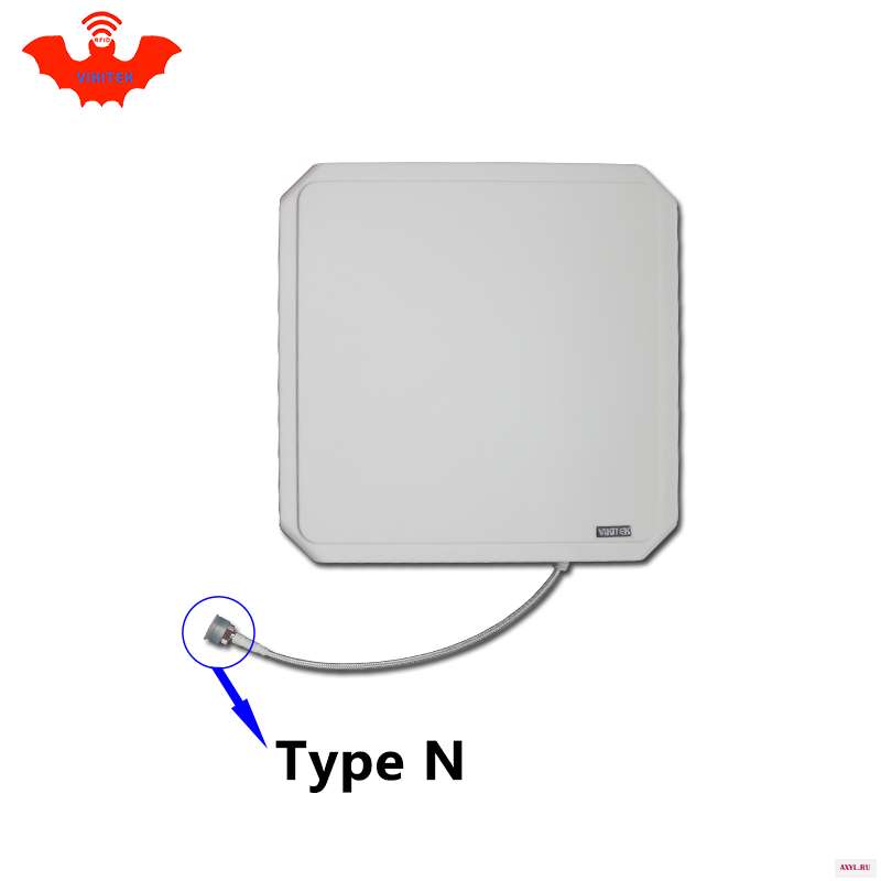 UHF RFID антенна Vikitek VA094 высокая производительность 915 МГц Дальний диапазон панельная 9 дбск 902 928 использоваться