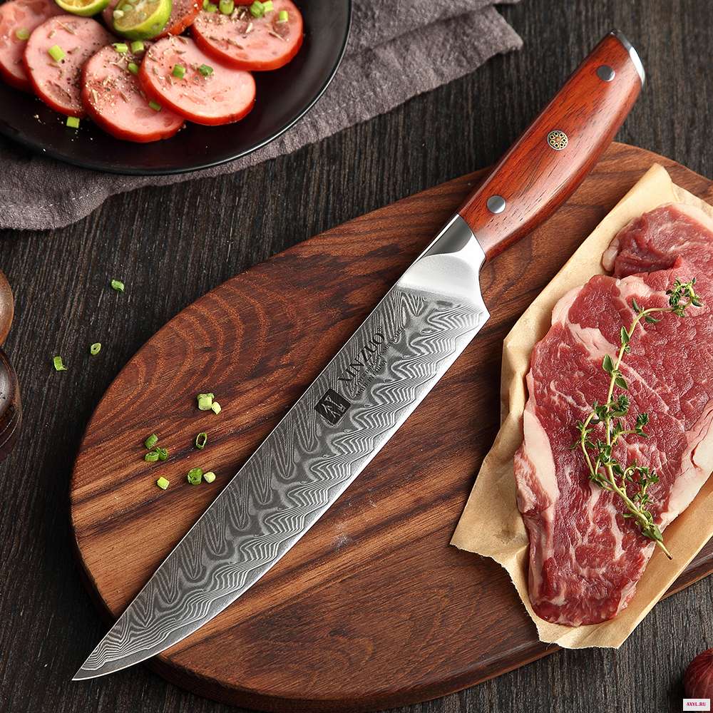 XINZUO 8 5 "дюймовый нож Кливер дамасский кухонный из нержавеющей стали кухонные инструменты ножи для мяса