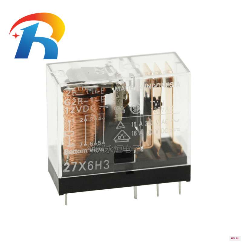 100% Новинка Оригинал G2R 1 E 12VDC DC12V 16A 8PIN Omron Реле мощности|Реле| |