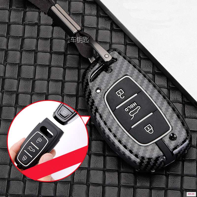 Прочный Новый чехол для ключа автомобиля из цинкового сплава + силикагеля Hyundai Tucson Creta ix25 i10 i20 i30 Verna Mistra Elantra