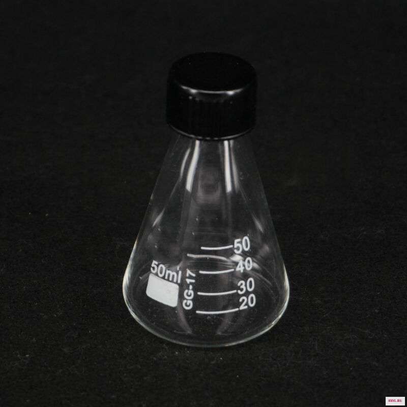 1 шт. стеклянная коническая колба Erlenmeyer с узким отверстием лабораторные принадлежности посуда из