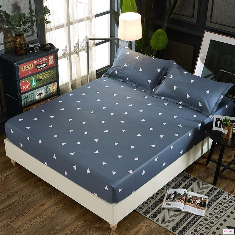 Полный Простыня из чистого хлопка цельная пижама стопроцентного постельное белье матрац крышка крышки