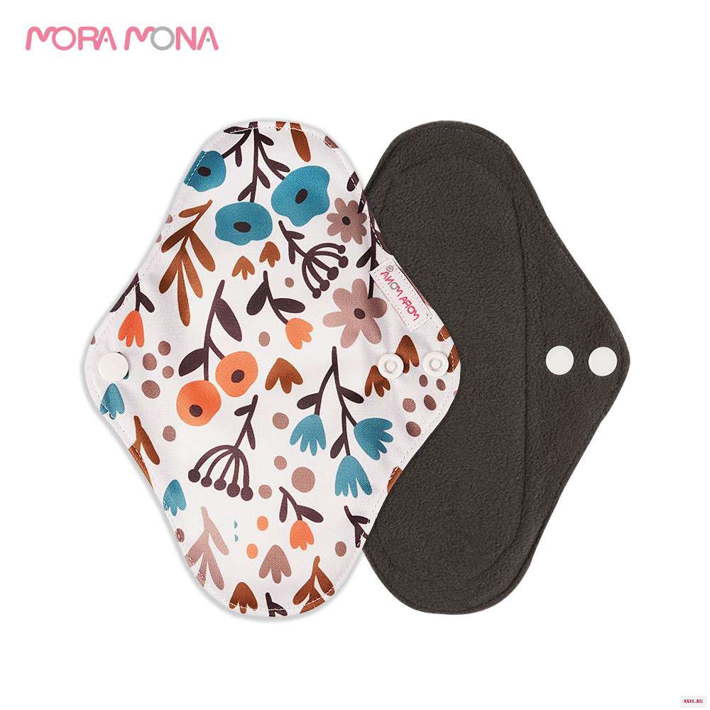 Мора Мона 5 шт. моющаяся мама менструальная ткань подкладка - Цена: 1 090,08 - 1 112,63 руб. / набор