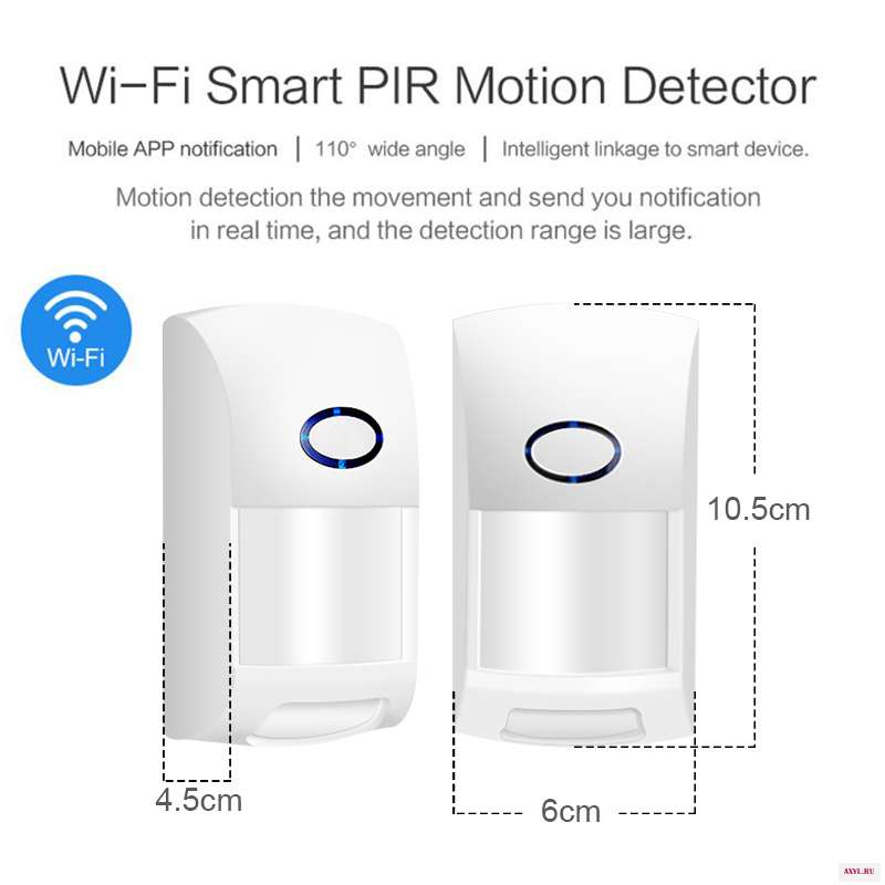 Tuya Smart WiFi инфракрасные детекторы датчик движения сигнализация совместима с приложением Tuyasmart Life APP|Сенсор и