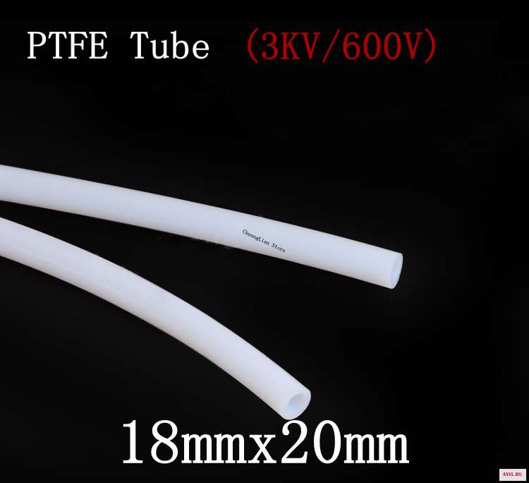 Изолированный капиллярный теплозащитный шланг из ПТФЭ 18 мм x 20 OD F46 жесткая труба с термостойкостью 600