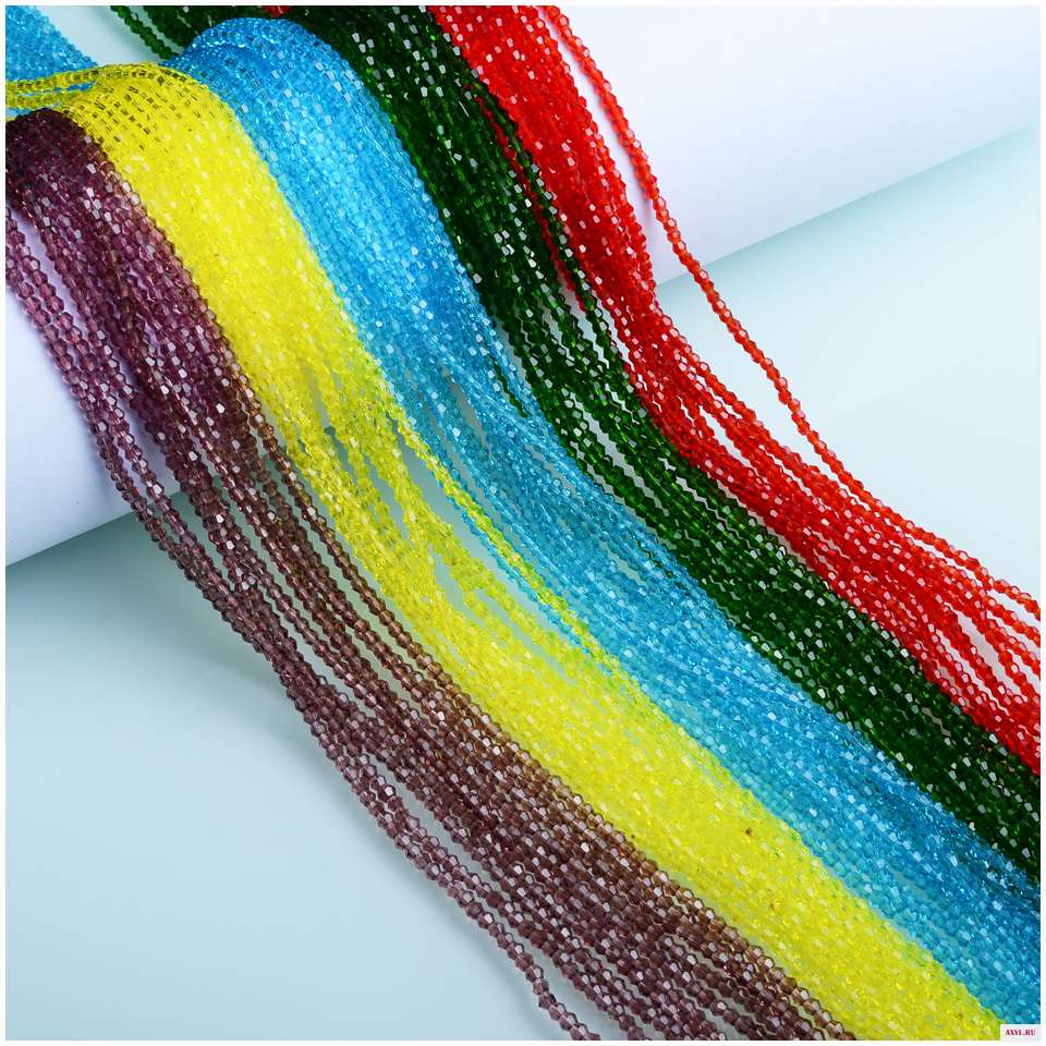 Горячая Распродажа 2 мм биконовые бусины маленькие хрустальные стеклянные бусины|Бусины| |