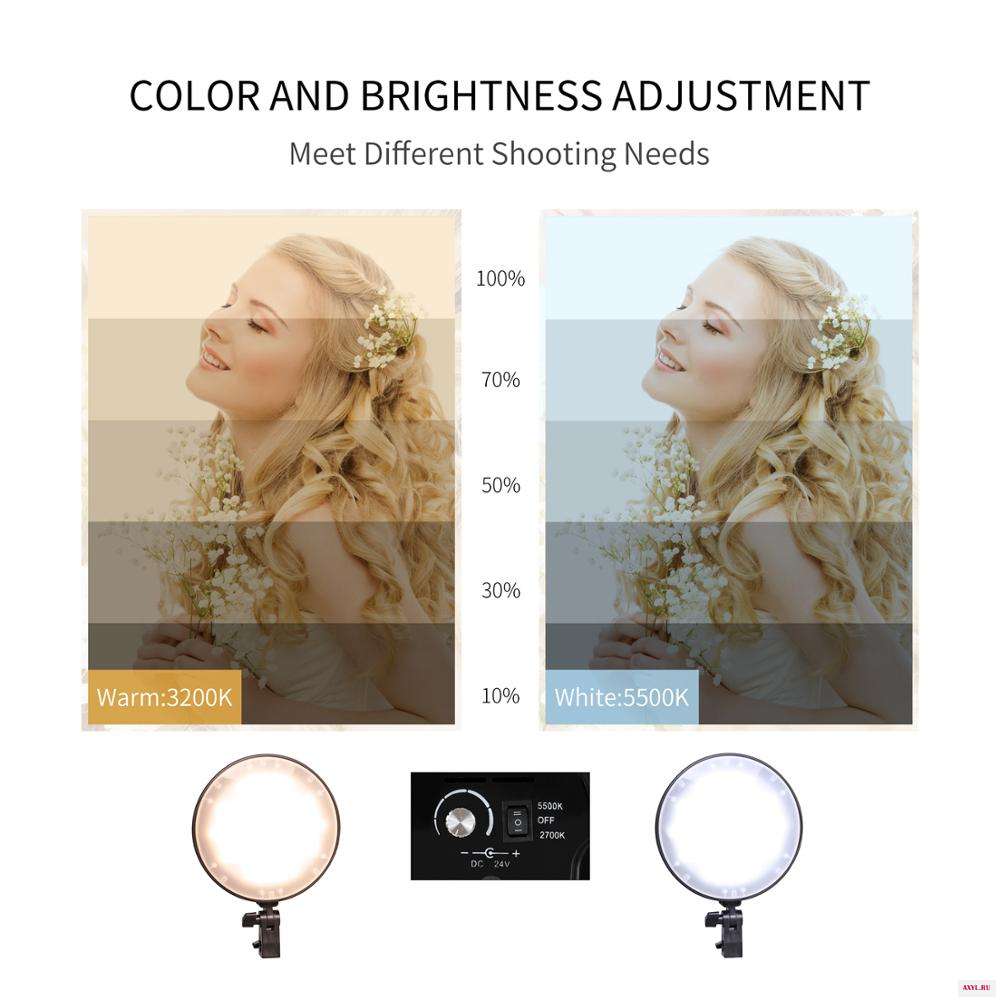 Комплект освещения Softbox 50 см * 70 45 Вт двухцветный приглушаемый светодиодный комплект для фотостудии фото