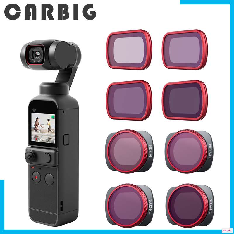Карманный фильтр PGYTECH Pocket 2/Osmo CPL UV ND8/16/32/64 NDPL8/16/32/64 для DJI osmo Pocket/pocket 2 аксессуары|Фильтры| |