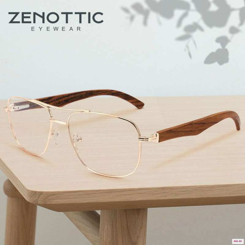 Оправа для очков ZENOTTIC мужчин оверсайз оправа оптические очки высококачественные дальнозоркости