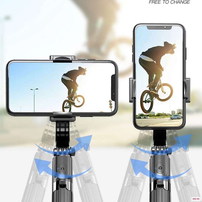 Proker ручной шарнирный стабилизатор для камеры GoPro мобильный телефон держатель селфи палки регулируемая