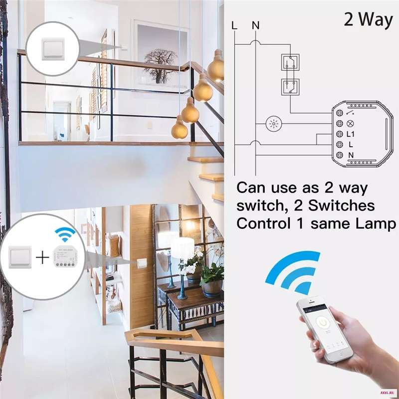 Tuya Zigbee модуль автоматического включения света Беспроводной светильник реле совместимый с Alexa Google Home|Модули
