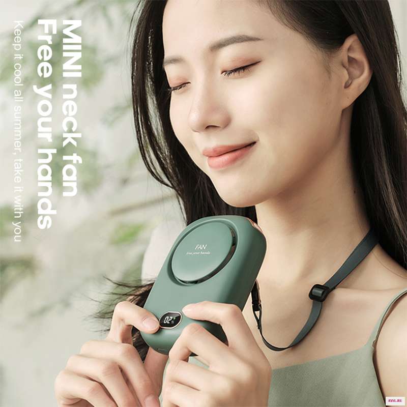 Портативный ленивый подвесной шейный вентилятор Беспроводная - Цена: 702,70 руб.