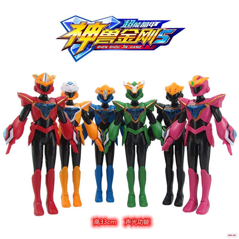 Супер детские деформационные игрушки Sentai светящиеся и звуковые - Цена: 1 096,94 руб.