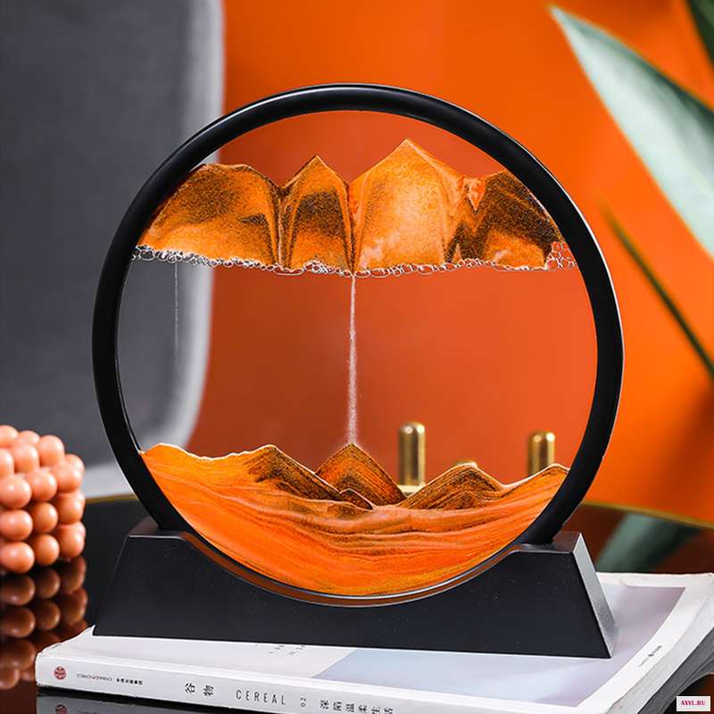 3D движущаяся песчаная картина 5/7 дюймов часовой стеклянный - Цена: 721,37 - 1 839,43 руб.